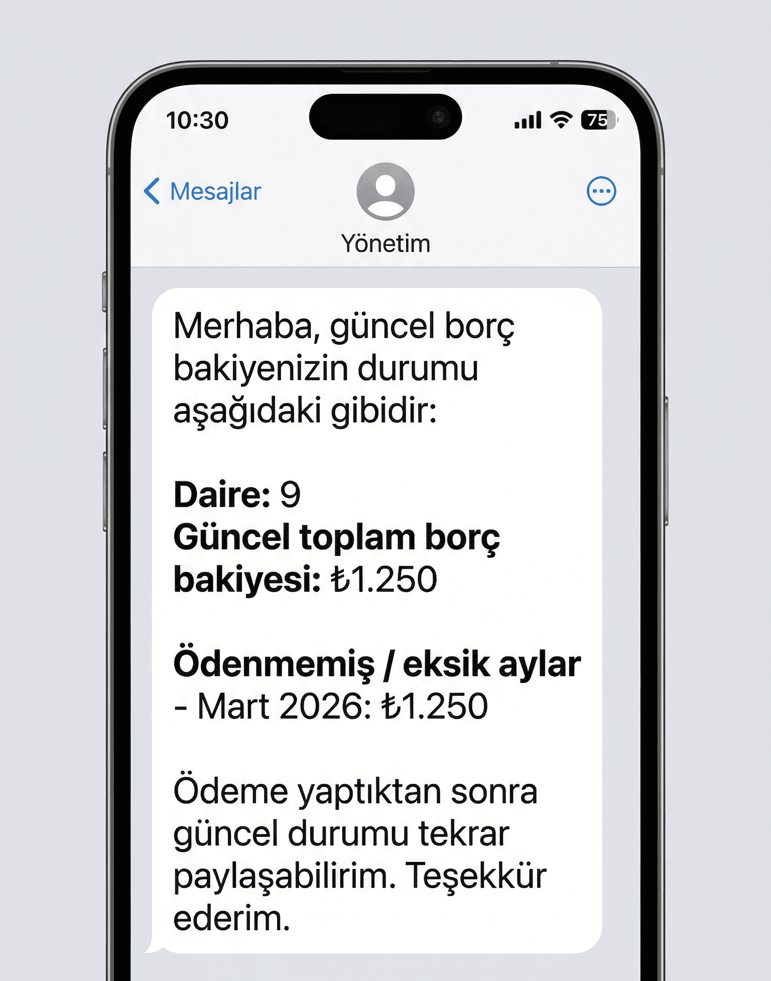 Telefon ekranında bildirim akışı
